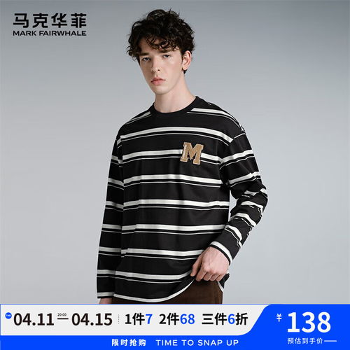 唐獅夏季男印花圓領短袖t恤 藏青 s