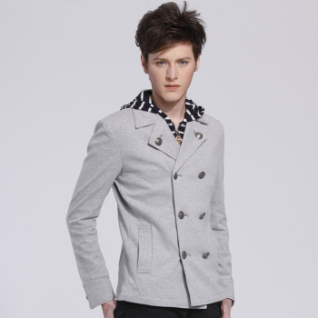 shake馬克華菲正品 男士短款時尚風衣 男款修身雙排扣英倫風衣 3113011102【圖片 價格 品牌 報價】