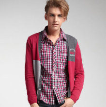 【FAIRWHALE 馬克華菲】男裝開衫長袖針織衫(桃紅色)價格,【FAIRWHALE 馬克華菲】男裝開衫長袖針織衫(桃紅色)新款圖片 - 51比購網,我要網購我要比