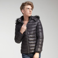 Mark Fairwhale馬克華菲男裝正品薄款修身羽絨服7114015721099(黑色/M)【報價大全、價格、商鋪】-蘇寧易購開放平臺