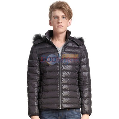 馬克華菲男裝合體版羽絨服時尚7114015721黑色xl圖片
